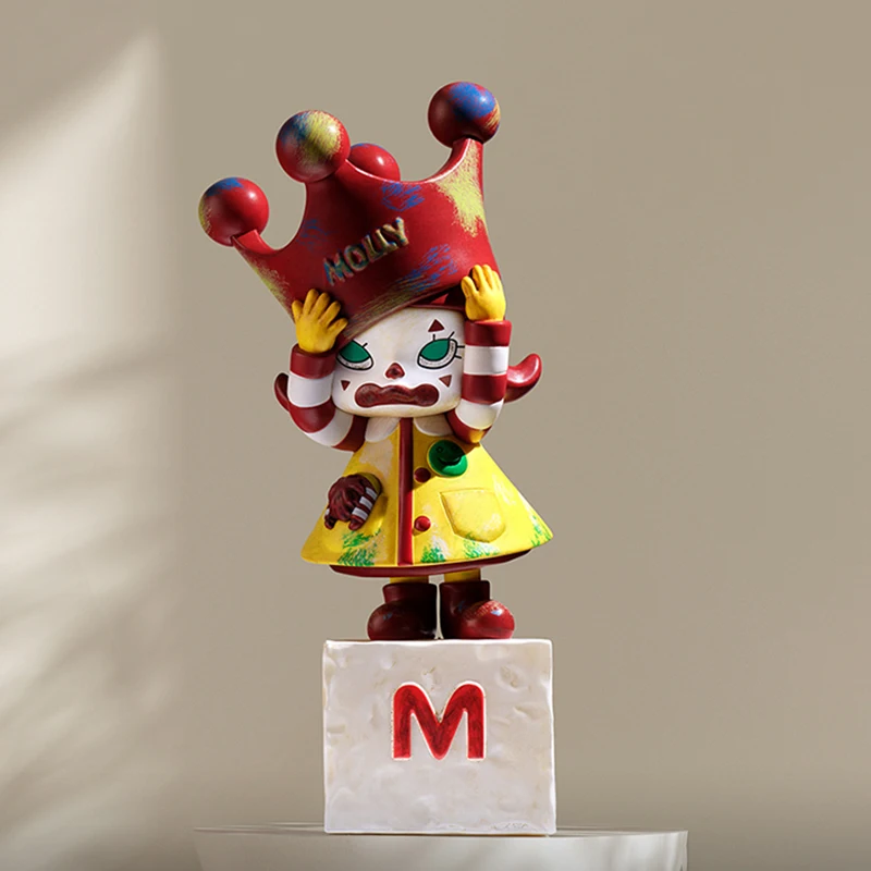 Model Kit Anime Girl - Pop mart molly estátuas de aniversário