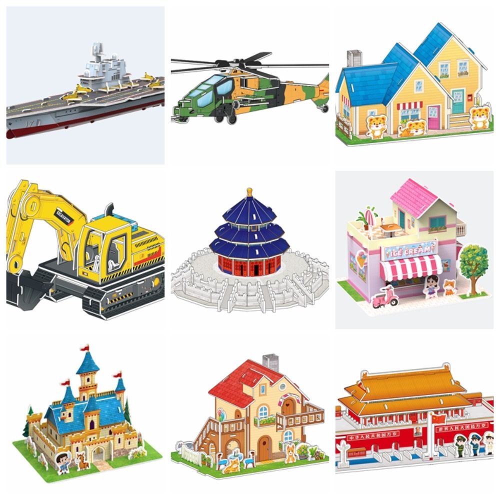 DIY montado edifício modelo de - Model Kit Eva avaliação e preço